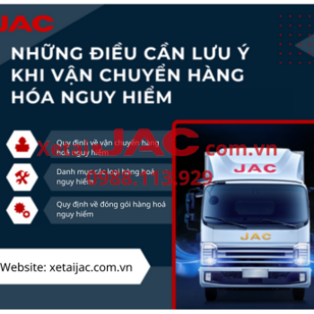 Những điều cần lưu ý khi vận chuyển hàng hóa nguy hiểm